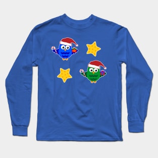 Christmas Owls Long Sleeve T-Shirt